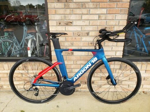 2022 Argon 18 E-117 Tri Disc SRAM Force 22 Blue/Red -Bike Haven Shop